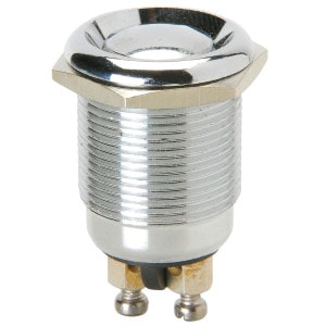 Main product image for Momentary N.O. Metal Recessed Push Button Switch 060-662